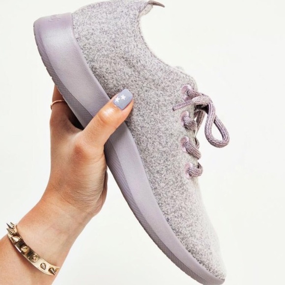 allbirds Shoes - Allbirds Wool Runners Purple Lace-Up Sneaker Shoe